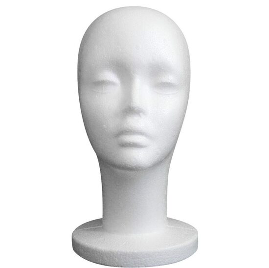 Putupolistirola manekena galva (piegāde 21.10.)